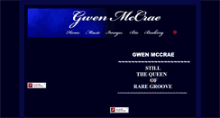 Desktop Screenshot of gwenmccrae.com