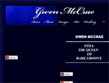 Tablet Screenshot of gwenmccrae.com